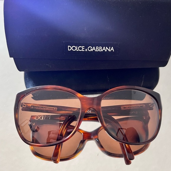Dolce & Gabbana x Madonna Havana Brown Butterfly Sunglasses DG4097 677/13 - Picture 2 of 10